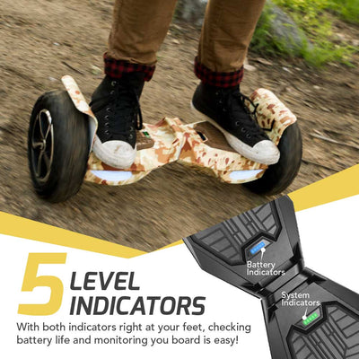 SWAGBOARD T6 Outlaw Off-Road Bluetooth Hoverboard, 10 inch Wheels