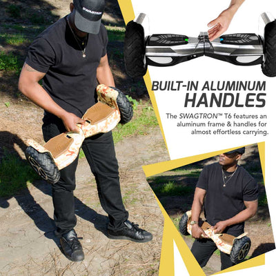 SWAGBOARD T6 Outlaw Off-Road Bluetooth Hoverboard, 10 inch Wheels