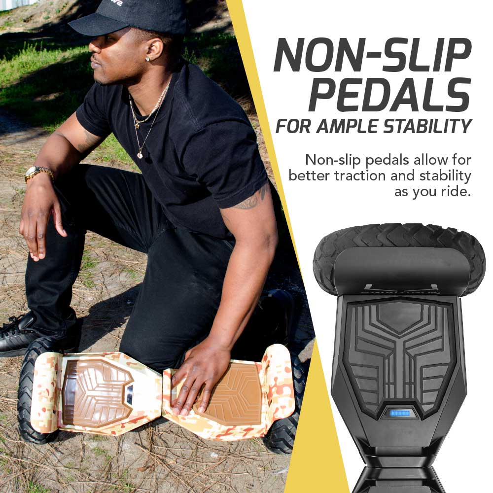 SWAGBOARD T6 Outlaw Off-Road Bluetooth Hoverboard, 10 inch Wheels