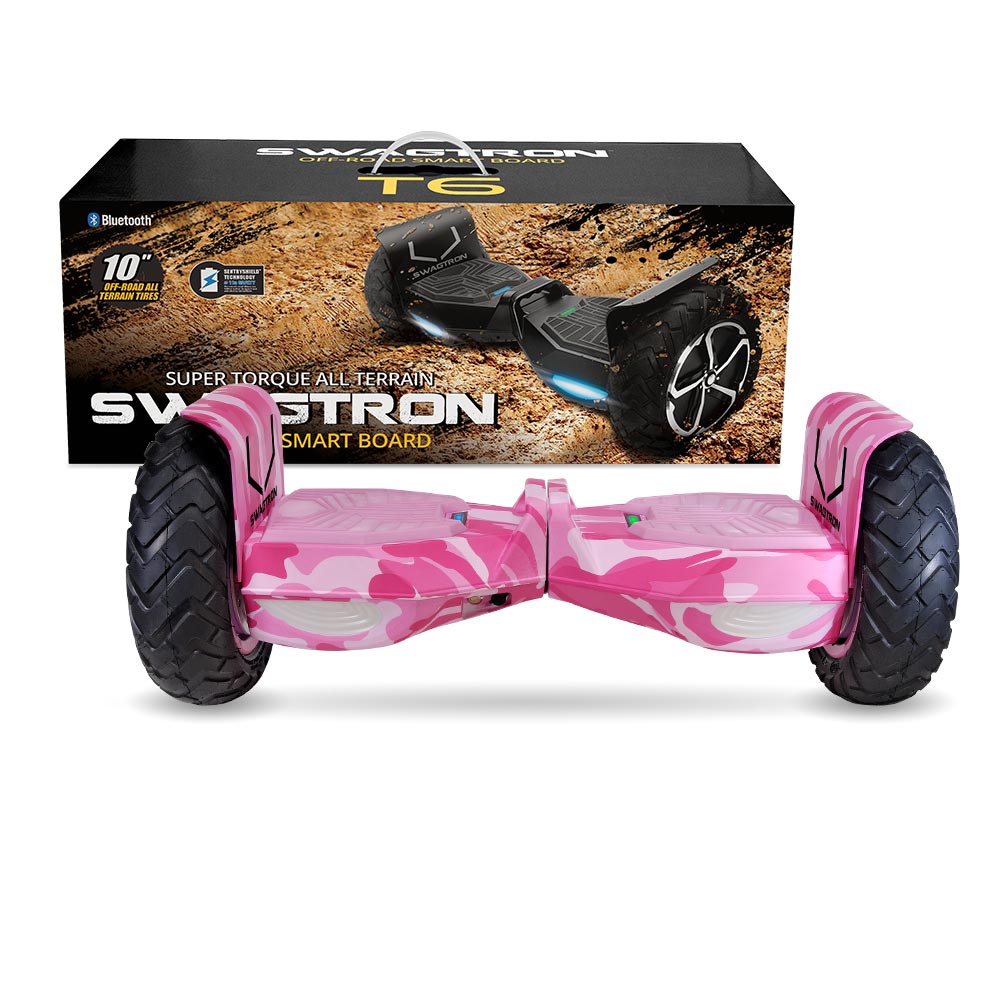 SWAGBOARD T6 Outlaw Off-Road Bluetooth Hoverboard, 10 inch Wheels