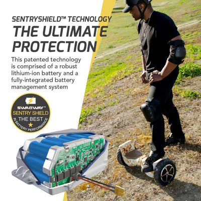 SWAGBOARD T6 Outlaw Off-Road Bluetooth Hoverboard, 10 inch Wheels