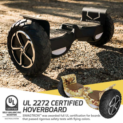 SWAGBOARD T6 Outlaw Off-Road Bluetooth Hoverboard, 10 inch Wheels